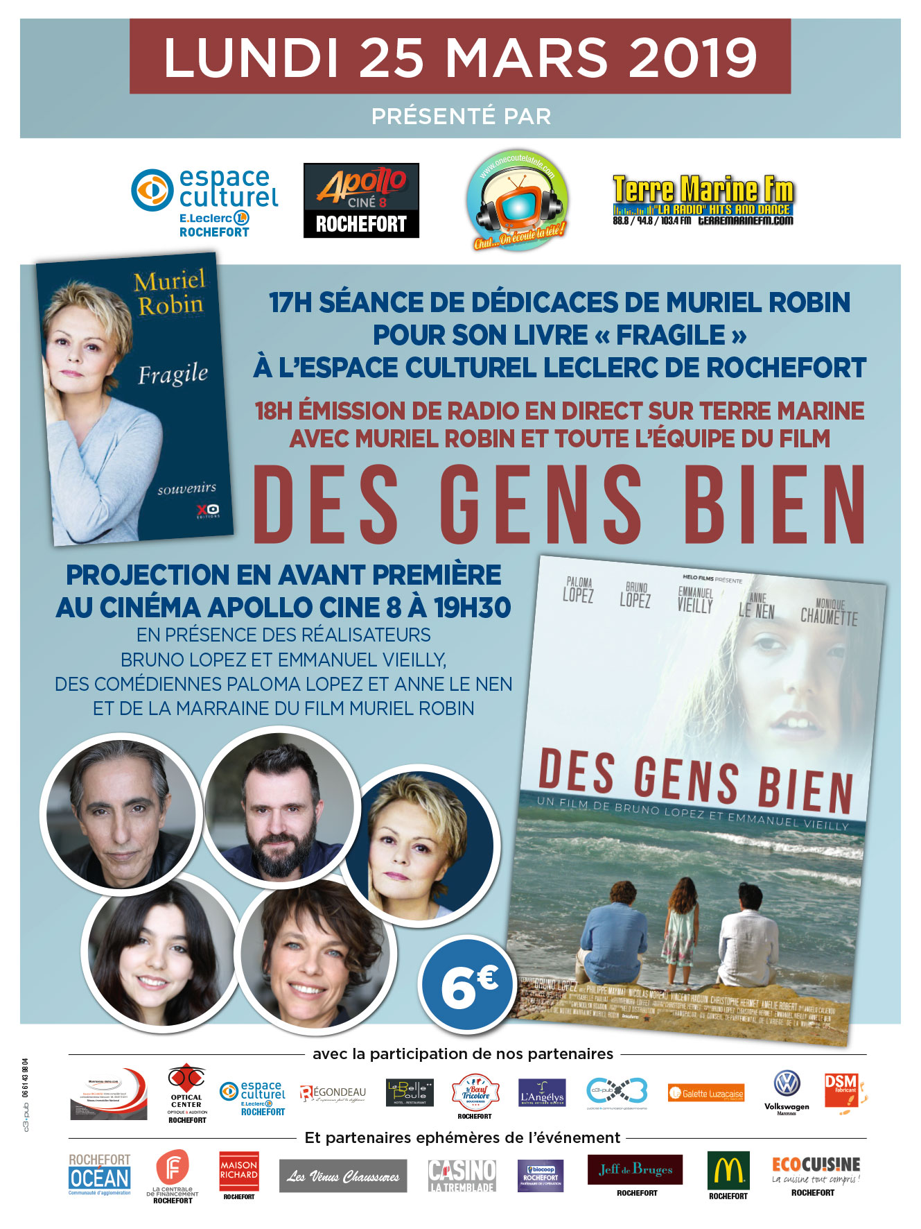 Voici tous nos podcasts audios et vidéos de nos émissions de ce lundi 25 mars avec Benabar, Muriel Robin, l’équipe des gens bien