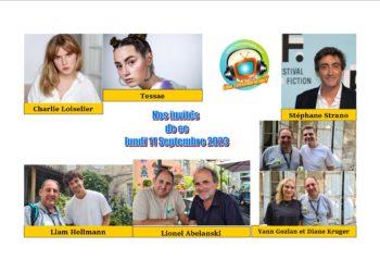 Diane Kruger, Yann Gozlan, Lionel Abelanski, Charlie Loiselier, Tessae, Liam Hellmann, et Stéphane Strano ce lundi 11 septembre dans Chut on écoute la télé
