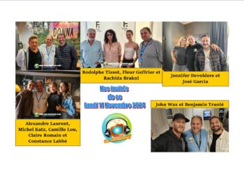 Camille Lou, Claire Romain, Constance Labbé, Alexandre Laurent, Michel Catz, Fleur Geffrier, Rachida Brakni, José Garcia, Jennifer Devoldère, John Wax et Benjamin Tranié ce lundi 11 novembre dans Chut on écoute la télé