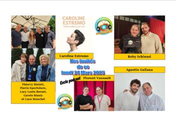 Agustin Galiana, Caroline Estremo, Nicolas Gob, Lucy Loste Berset, Carole Bianic, Luce Mouchel, Thierry Binisti et Roby Schinasi ce lundi 24 Mars dans Chut on écoute la télé