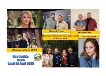 Mourad Winter, Barbara Probst, Pascal Elbé, Maïra Schmitt, Mickael Gallo The Voice, Clémence et Marie Mariés au premier regard ce lundi 21 Avril dans Chut on écoute la télé