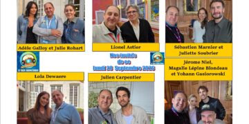 Lola Dewaere, Julie Rohart, Adèle Galloy, Lionel Astier, Julien Carpentier, Jérome Niel, Magalie Lépine Blondeau, Sébastien Marnier et Yohann Gasiorowski ce lundi 28 Septembre dans Chut on écoute la télé