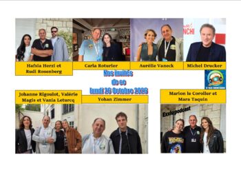 Michel Drucker, Carla Roturier, Aurélie Vaneck, Yohan Zimmer, Vania Leturcq, Hafsia Herzi, Rudi Rosenberg ce Lundi 26 Octobre dans Chut on écoute la télé